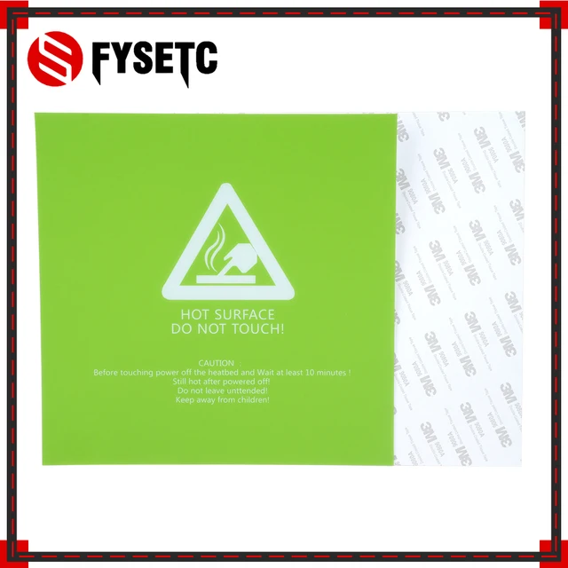 Cheap 2x Sticker 3D Printer Frosted Heated Bed Sticker Green 220x220mm Hotbed Build Sheet Plate For Wanhao Anet A8 A6 MK3 DIY