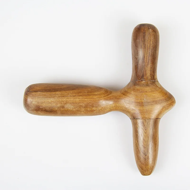 Wood Hand Foot Leg Body Massage Acupuncture Acupoint Stick Cross Hammer Health Care Tool Promotion Price