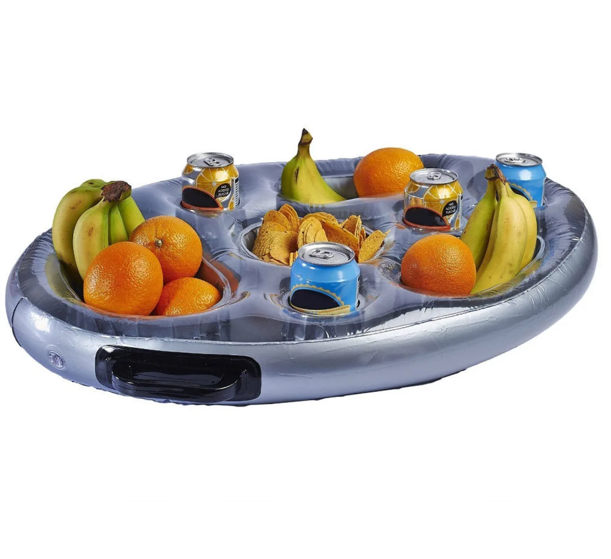 

promotional foldable inflatable hot tub pool floating refreshment inflatable snacks serving bar tray snacks wine tray