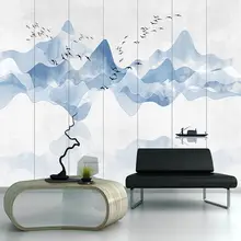 Custom wallpaper murals landscape landscape painting abstract TV background wall - high-grade waterproof material Custom wallpaper murals landscape landscape painting abstract TV background wall - high-grade waterproof material
