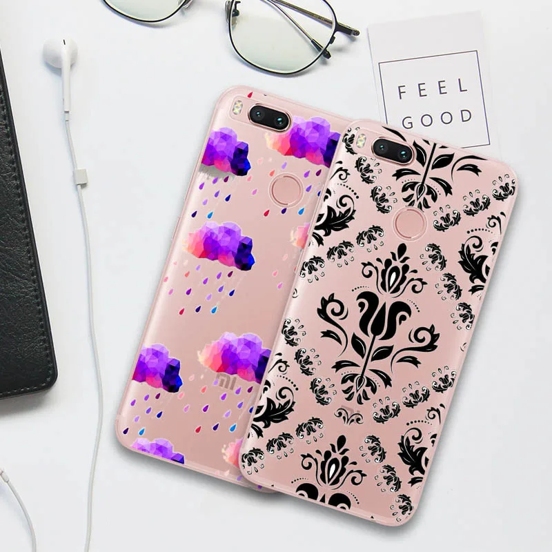 FORLAS Xiao Mi 5X caso suave TPU silicona casos A1 contraportada mi a1 transparente caja del phone Protect |