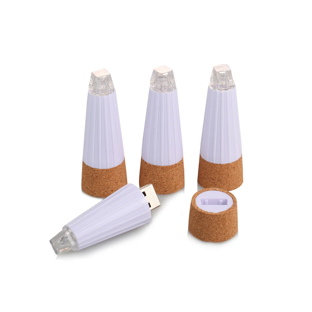 LED Fairy Shiny Bottle Cork Cap Light USB Rechargeable Cork Stopper Cap Lamp Creative Romantic Home Bar Decor Atmosphere Lights (13)