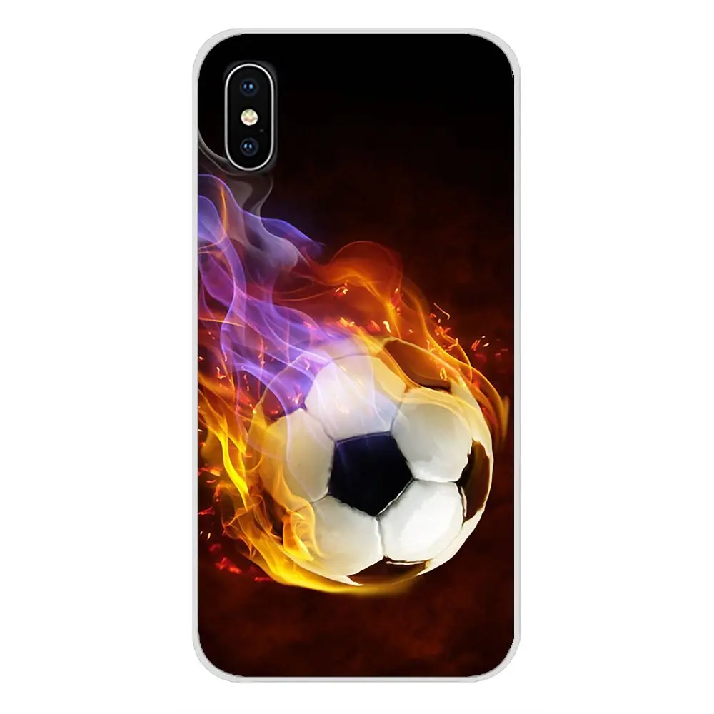 Аксессуары Чехлы для Huawei Nova 2 3 2i 3i Y6 Y7 Y9 Prime Pro GR3 GR5 2017 2018 2019 Y5II Y6II пламя Футбол