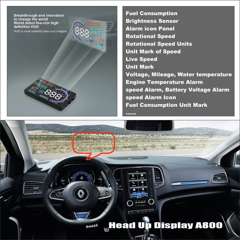 Автомобильный проекционный дисплей HUD для Renault Megane II/III/2/3 аксессуары электроники