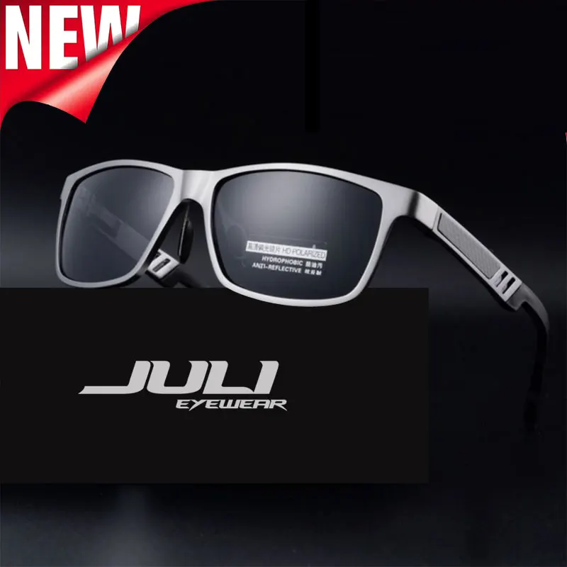 JULI New 2018 Classic Polarized Sunglasses Men Driving Eyewear Aluminum
