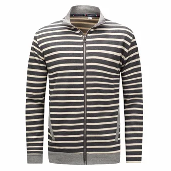 

Envmenst 2018 New Winter Sleeve Man's Slim Stand Collar Zipper Clothes Men Sweaters Cotton Knitted Cardigan Knitting