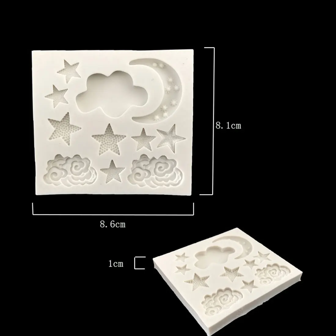 Кухня Серии облако звезда Луна силиконовая форма помадка форма для украшения торта инструменты форма для шоколадной мастики
