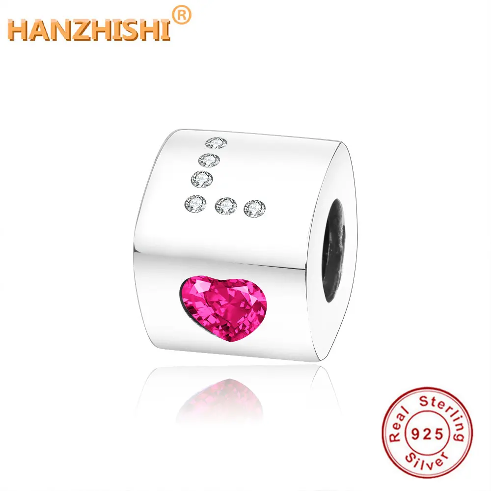 

Fit Original Pandora Charm Bracelet 925 Sterling Silver Bead Love Dice Charm 2019 Valentine Day DIY Jewelry For Girlfriend Gift