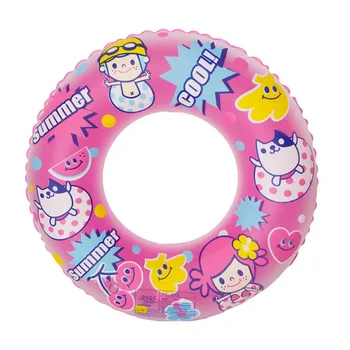

Swimming Equipment Inflatable Swimming Circle Cute Cartoon Baby Life Buoy Single-Layer Ring Float Swimming Pool Accessories
