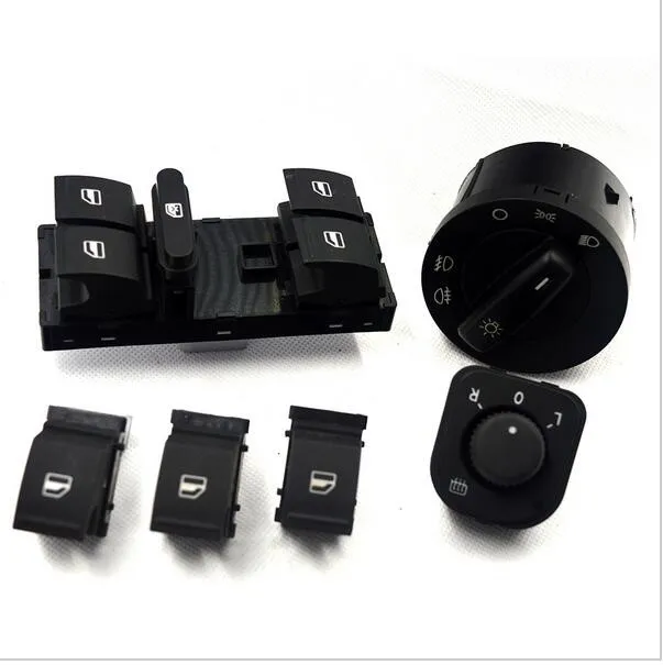 Фар зеркало переключатель окна для VW Jetta Гольф 5 Tiguan Passat CC 5kd941431a 1f0 959 855 1k4 959 857