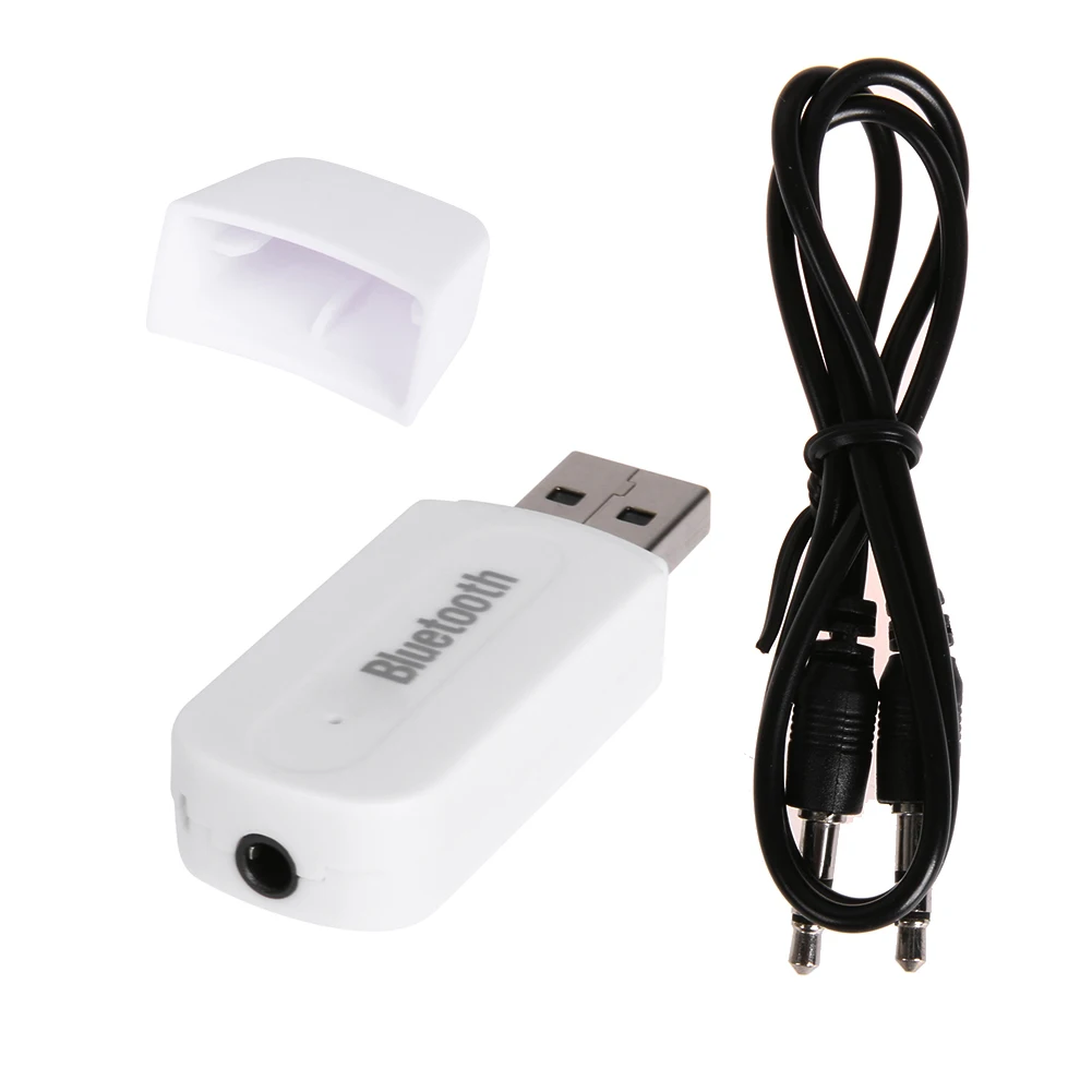 Мини Портативный USB беспроводной Bluetooth аудио приемник адаптер питания разъем 3 5