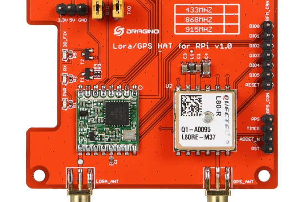 Raspberry Pi HAT с GPS и LoRa®Технология|Аксессуары для демонстрационных стендов| |