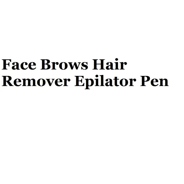 

Multifunction Lipstick Eyebrow Trimmer Face Brows Hair Remover Epilator Pen Mini Electric Shaver Painless Eye Brow