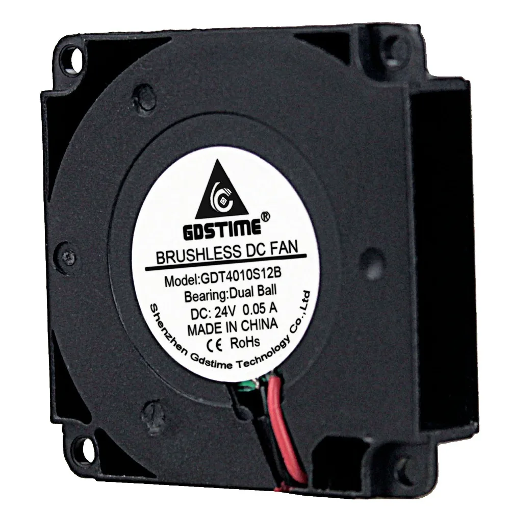 1pcs//lot Gdstime 2Pin 3inch Quiet 12 volt Blower 75x30mm Fast Speed DC Cooling Fan