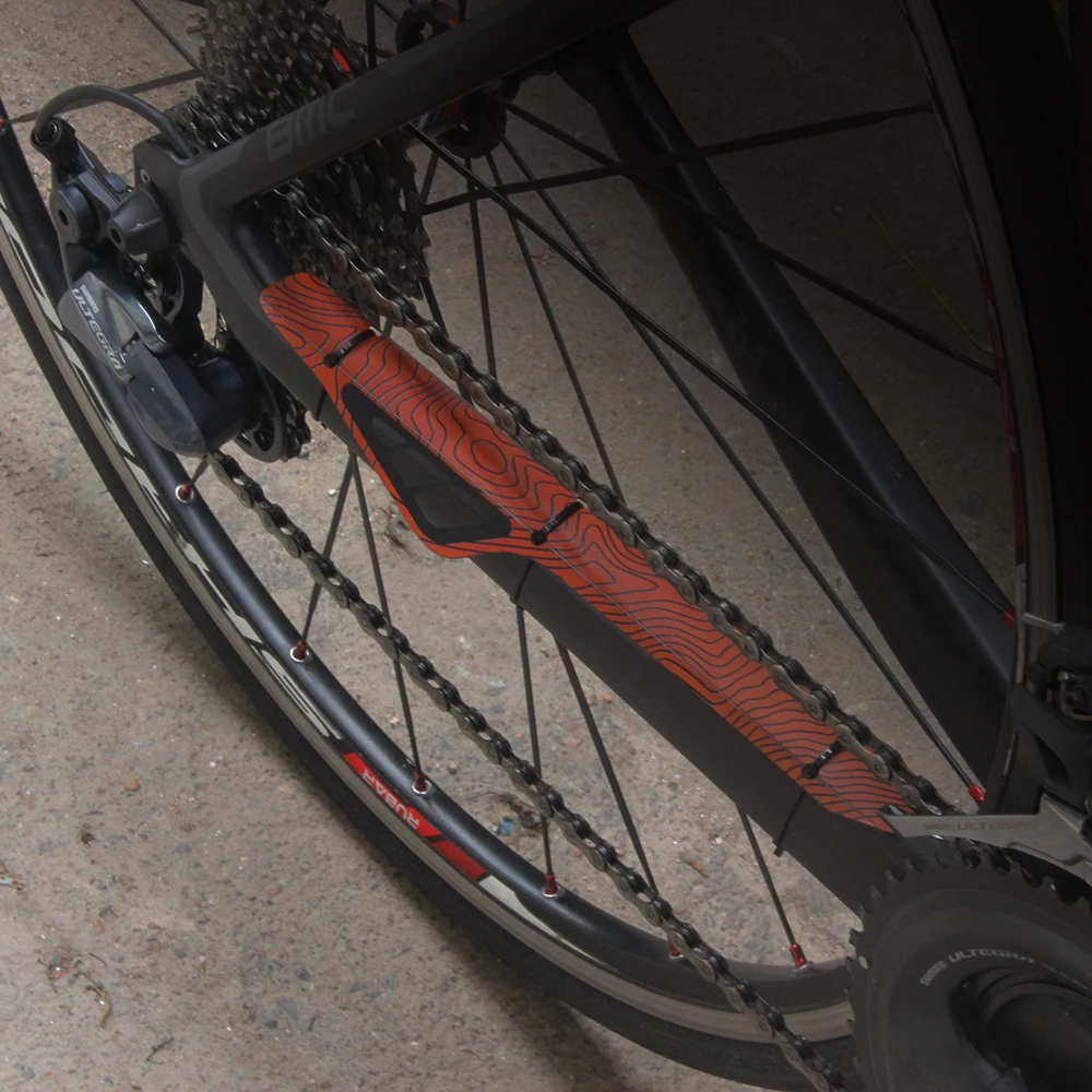 Best Mountain Bike Bicycle Frame  road bike Chain Stay Posted Protector Bicycle Bike Chain Guard Protection Cycling Accessories 2