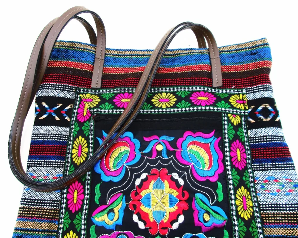 Handmade Shoulder Bag, Indian Handmade Bags, Linen Shoulder Bag