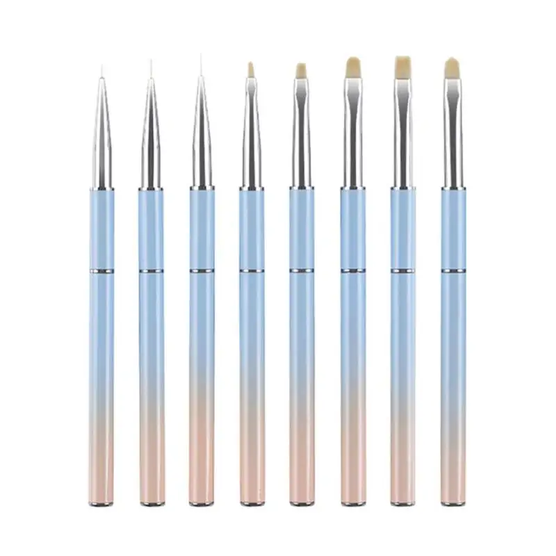 

14cm Professional Nail Liner Dotting Pen Flower Painted Manicure Brush for DIY Nail Decor Art Tools used for Beauty Nail Art