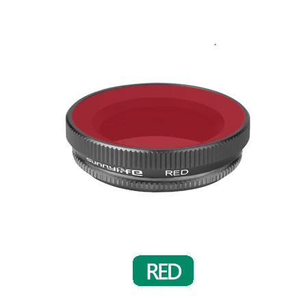 OSMO экшн Камера фильтр для объектива для подводного плавания дайвинга объектив УФ CPL ND4/8/16/32 ND4/8/16/32-PL для DJI Osmo экшн Камера аксессуары - Цвет: Red