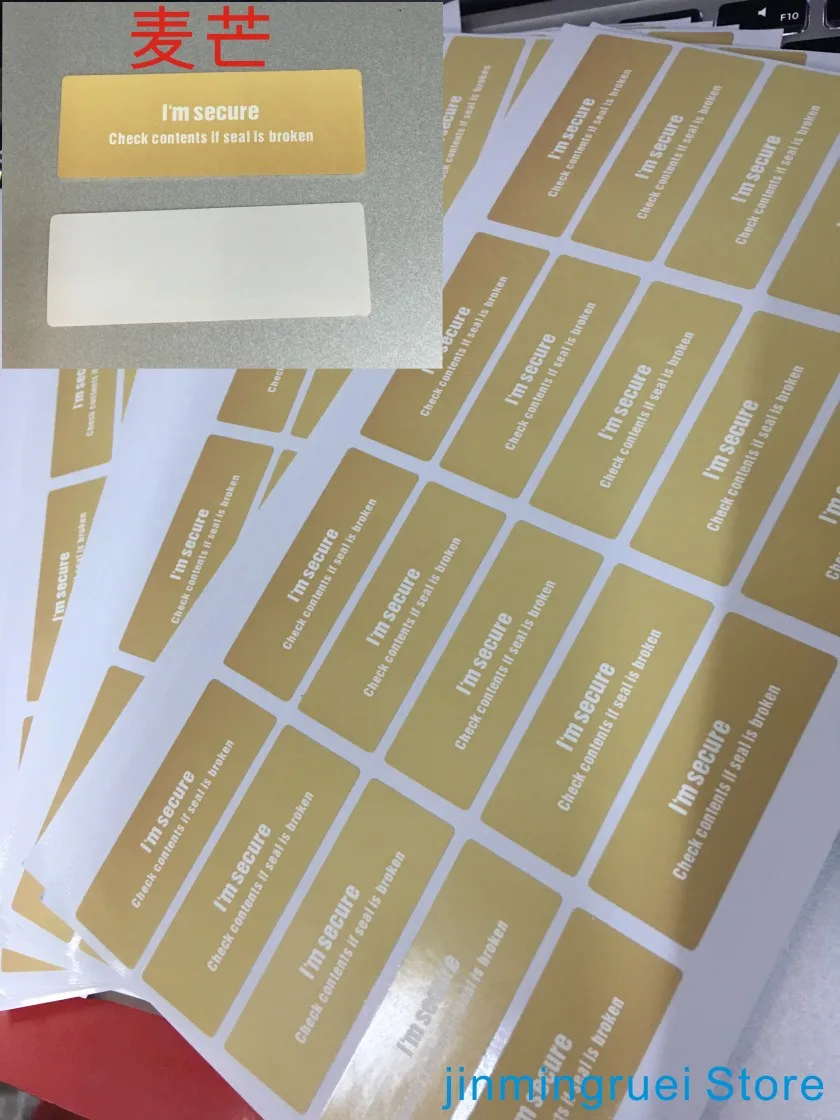 1000 шт./лот печать лейблы-наклейки для huawei Восстановленный телефон посылка запечатывание коробки ленты DHL корабль