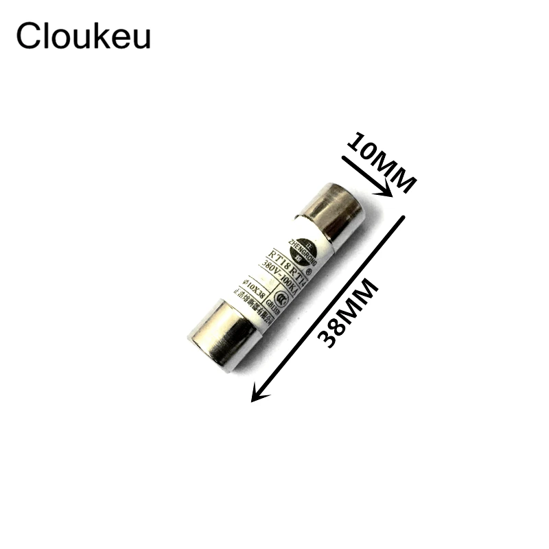 5 шт. 10*38 плавкие Керамика предохранитель 10x38 мм Предохранитель 380V 500V 0.5A 1A 2A 3A 4A 5A 6A 8A 10A 16A 20A 25A 32A 40A RO15 RT18 RT14