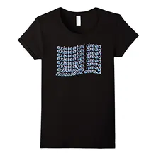 Экзистенциальный Dread волны плавления искажения эстетическое женское идеальное качество повседневная одежда для Футболка женская футболка