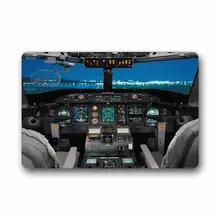 Memory Home Custom Cool Airplane Cockpit машинная стирка нетканый материал нескользящий внутренний открытый домашний офисный коврик для ванной комнаты