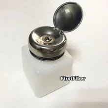 Небольшой полезный изопропиловый спирт, автоматическая бутылка для дозирования пластика, волокно для очистки спирта 100 200 мл 250 мл опций, пустая бутылка