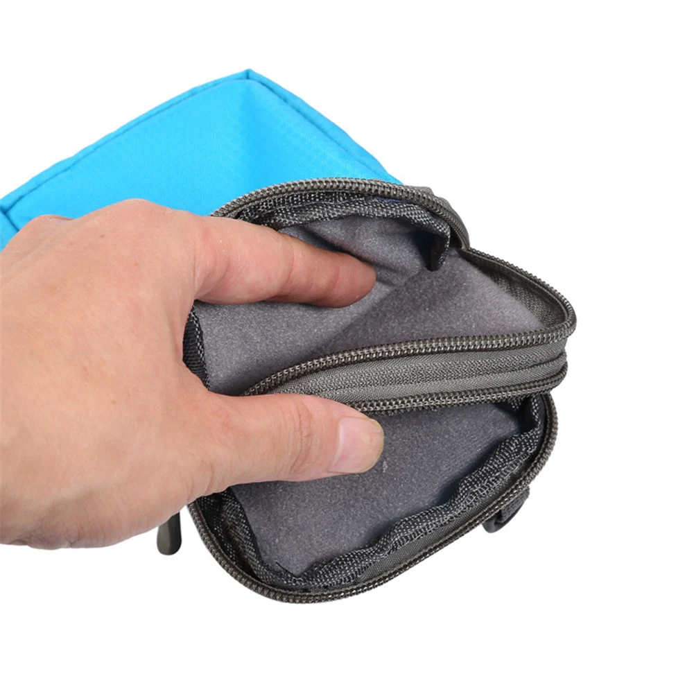 Универсальный холст телефон карман на молнии Сумка Crossbody мешок для всех мобильных телефонов Экран ниже 6,0 дюйм(ов)