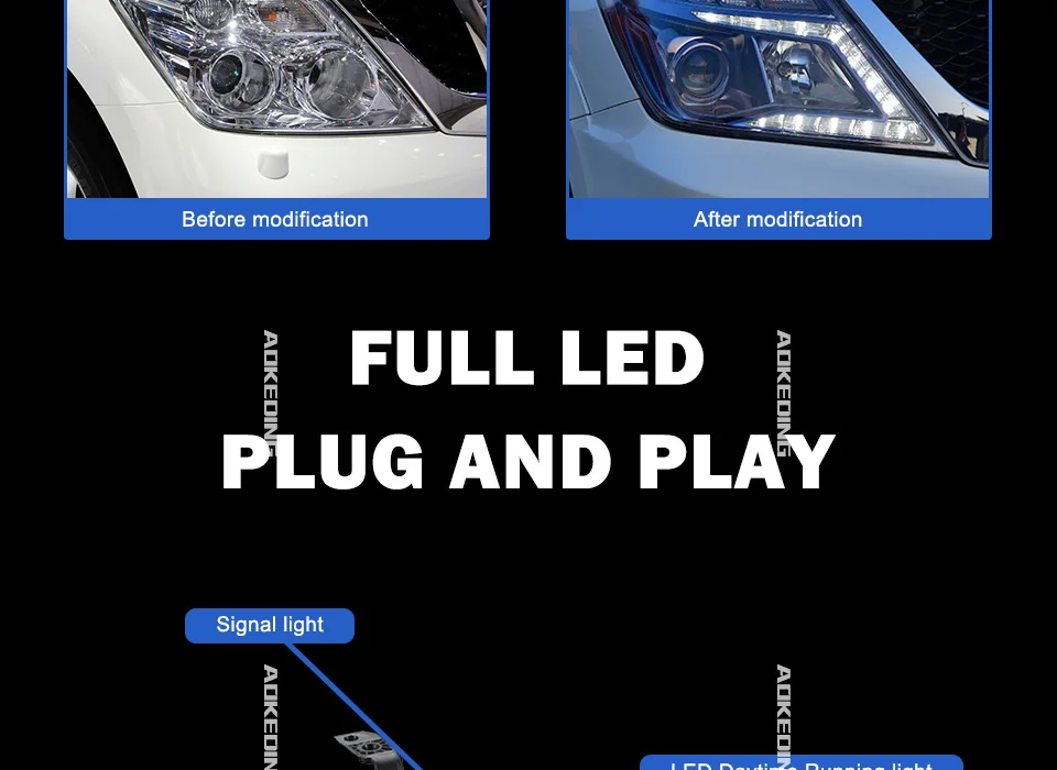 AKD Тюнинг автомобилей фары для Nissan Patrol Y62 2010- светодиодные фары DRL ходовые огни Биксеноновые лучи Противотуманные фары с ангельскими глазками