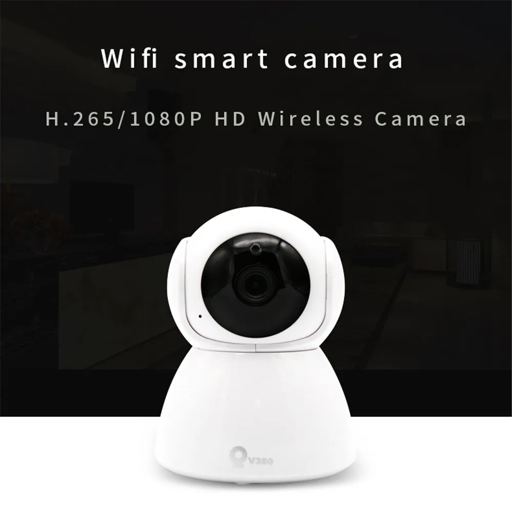 

V380 1080P(Full-HD) Wireless Camera Intelligent Security Device Mobile Phone Remote Monitoring WiFi Link Security Camera