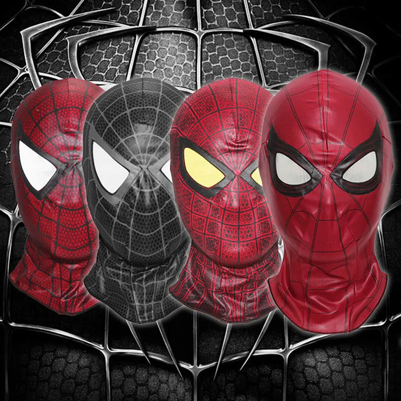 Хеллоуин взрослый супергерой Человек паук Homecoming костюмная маска косплей
