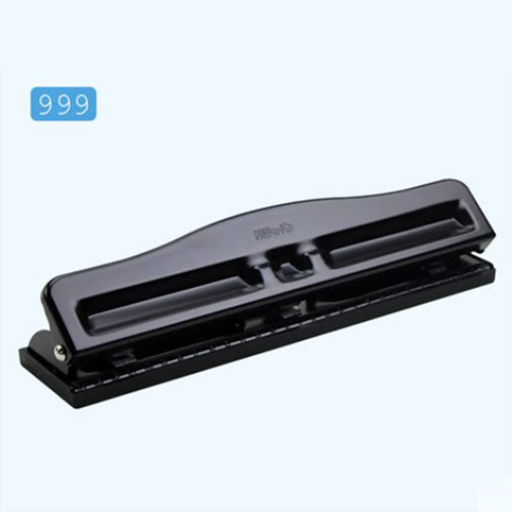 3 Holes Paper Puncher 999 Heavy Duty Punch, Adjustable M Desktop Hole Punch, 10 Sheets Capacities