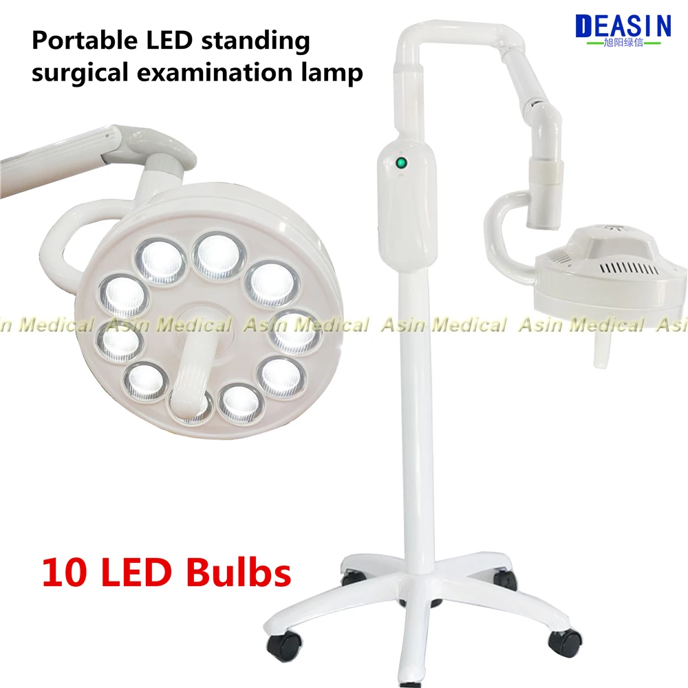 Floor Standing Portable Dental Implanted Shadowless Lamp Led Light Oral ...