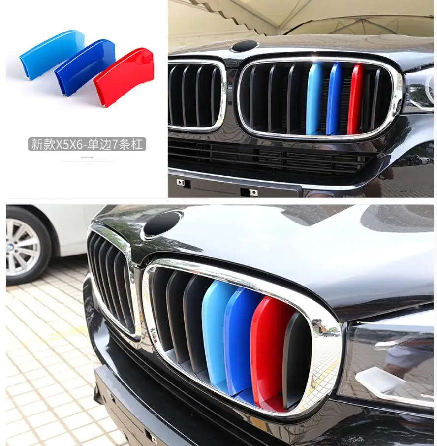 Lapetus Colorful Front Grille Grill Cover Molding Kit Accessories