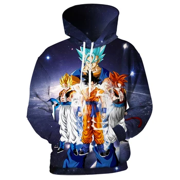

Cloudstyle 2020 Dragon Ball Super 3D Anime Hoodies Men Women Goku 3D Print Sweatshirts Streetwear Top Pullovers Plus Size 5XL