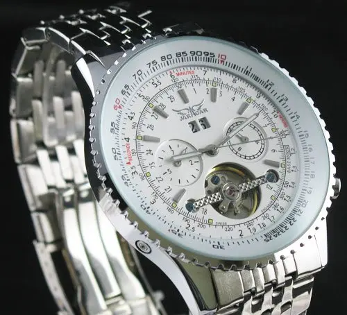 

Luxury Fashion Automatic Tourbillon Mens Multi Function Sport Watch freeship