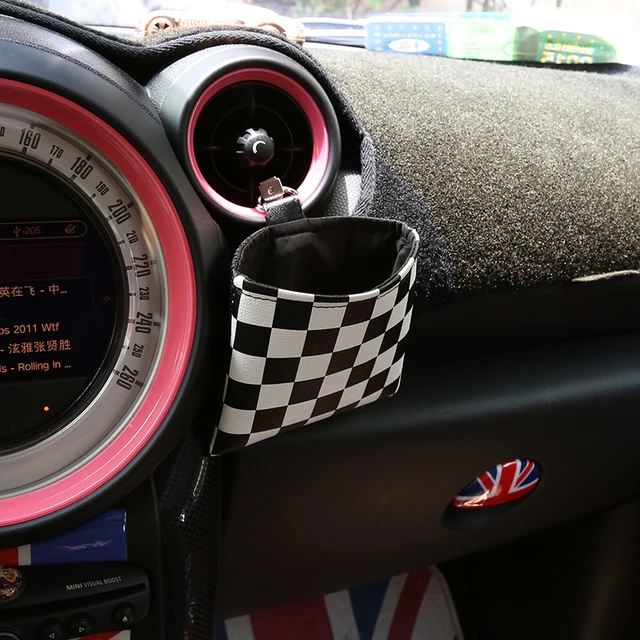Car Union Jack Pu Leather Storage Bag For Mini Cooper S R56 F56 F54