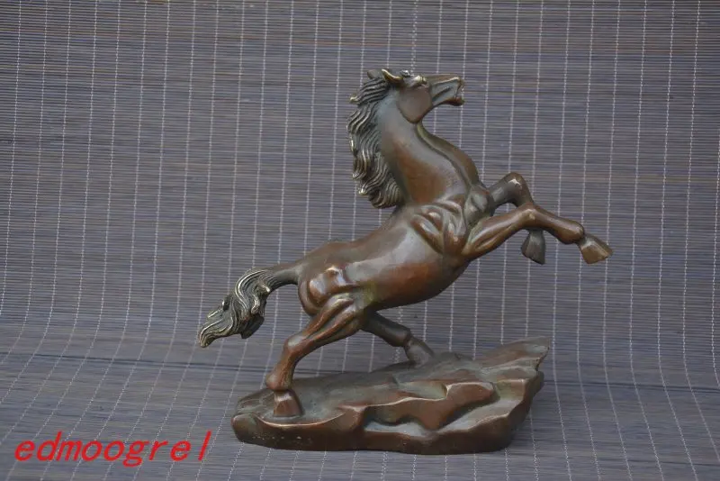 

Collection old copper Mountaineering horse statue / sculpture,Hand carving crafts, best adornment & collection, free shipping