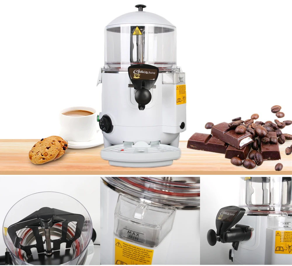 ITOP 5L/10L Chocolate Dispenser Electric Baine Marie Mixer,Commercial Hot Coffee Milk Wine Tea Dispenser Chocolate machine
