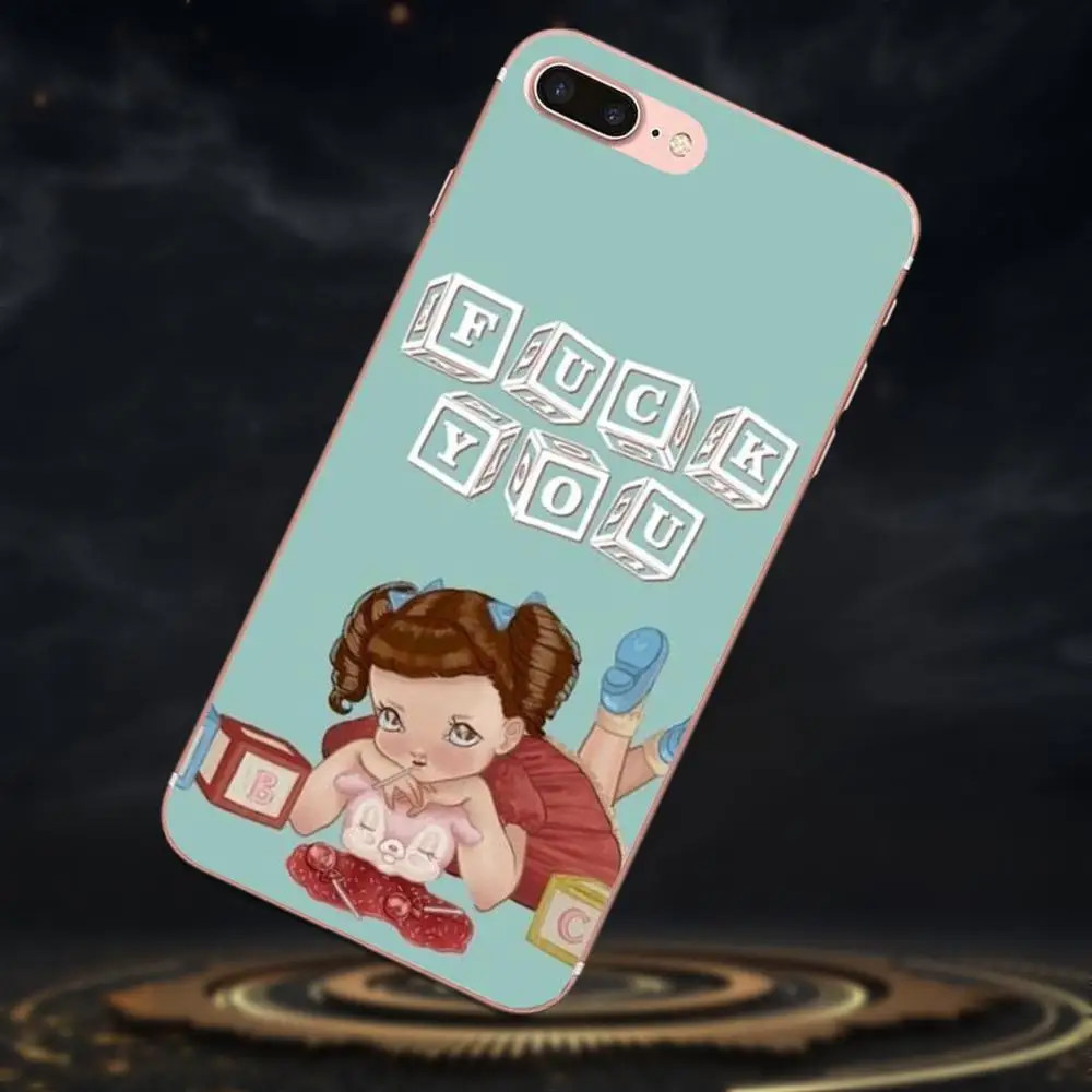 Melanie Martinez Crybaby для Apple iPhone X XS Max XR 4 4S 5 5C 5S SE 6 6S 7 8 Plus Мягкие силиконовые прозрачные чехлы из ТПУ