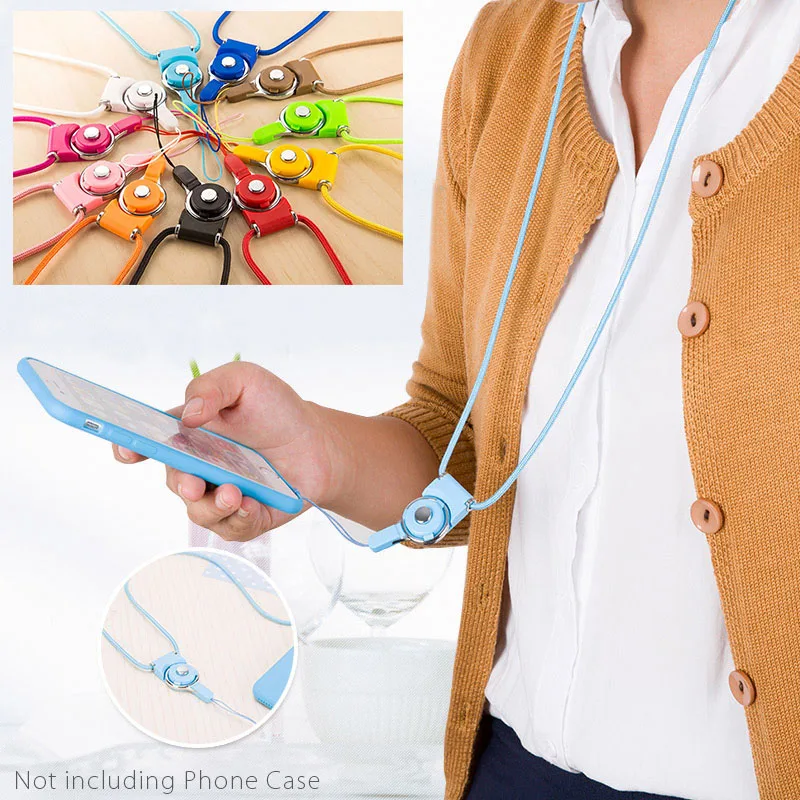 

Multi-function Mobile Phone Straps Rope for Samsung Galaxy S6 S7 edge Plus iphone 6 Plus Lanyard Neck Strap Phone Decoration