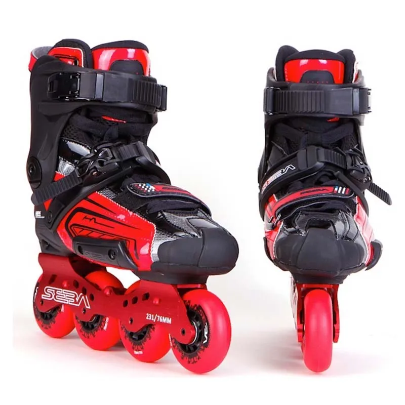 Japy تزلج الأصلي سيبا HL 10th سيبا عالية ضوء الكبار حذاء تزلج بعجلات الأسطوانة أحذية التزلج سباق التعرج الشريحة FSK Patines Adulto