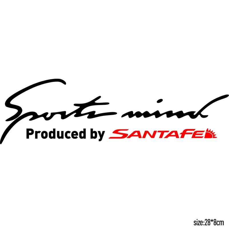 

SPORTS MIND Car Stickers And Decals Reflective Car Styling Car Lamp Eyebrow Vinyl Decoration For Hyundai Santa Fe
