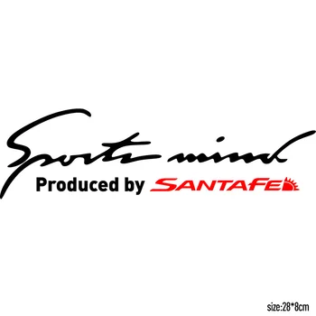 

SPORTS MIND Car Stickers And Decals Reflective Car Styling Car Lamp Eyebrow Vinyl Decoration For Hyundai Santa Fe