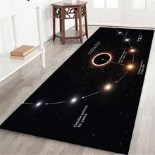 Ковер для гостиной современный ковер кухня 3d черное отверстие обертывание одеяло ванная комната ковер 40x60 50x80 40x120 60x180 см L0531