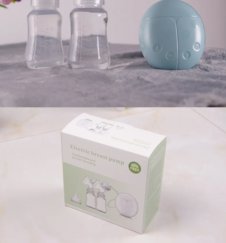 Baaobaab XNQ01 двойной Электрический молокоотсос мощный всасывающий сосок USB Электрический 150 мл с бутылка для детского молока feedkid infantil