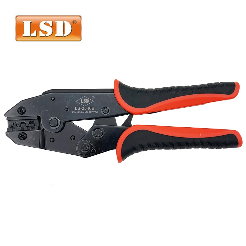 Solar MC4 Crimper crimping tool solar PV line connectors 2.5-6 mm2 LST-2546B plier | Инструменты