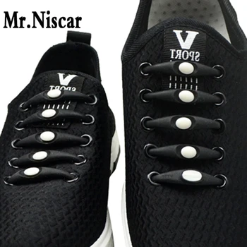 

Mr.Niscar 1Set/12Pcs Creative Sports Silicone Lazy Shoelaces Elastic No Tie Shoe Laces Fit Strap All Sneakers Fast Delivery