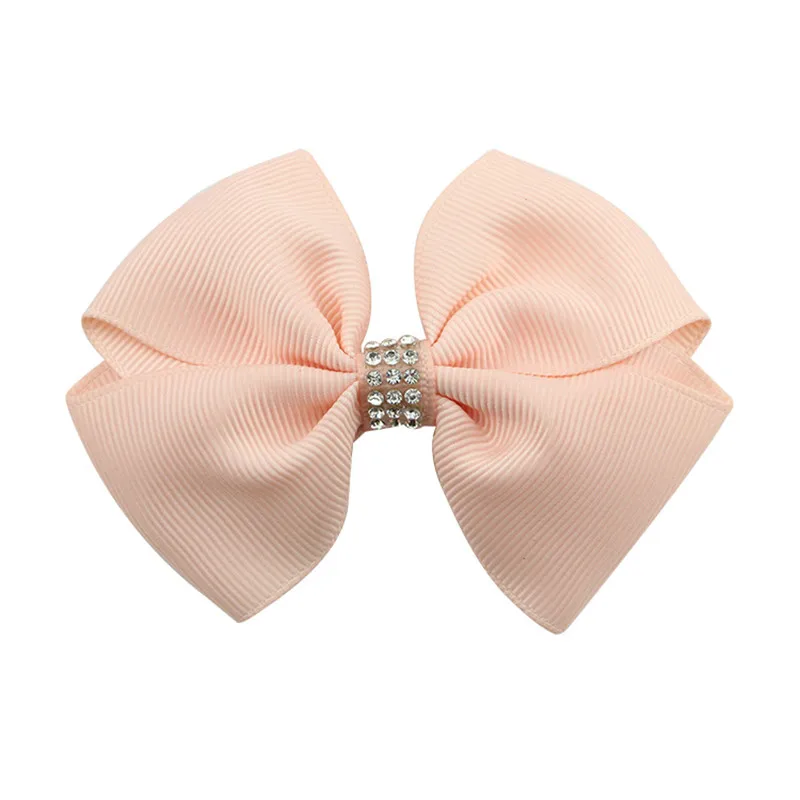 20Pcslot 3.6 Inch Colourful kids Boutique Ribbon Bows With Clip Hair Accessories For Baby Girls Children Hair Pins Hair Clip  (11)
