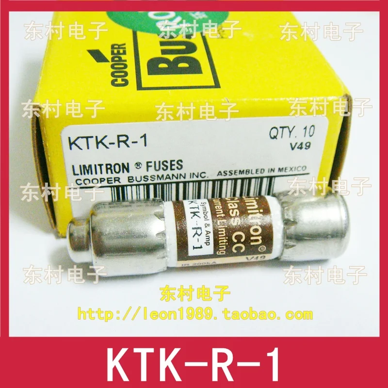 [SA] BUSSMANN керамический предохранитель limitron класса cc KTK-R-1 1A 600V--10PCS/лот | Обустройство